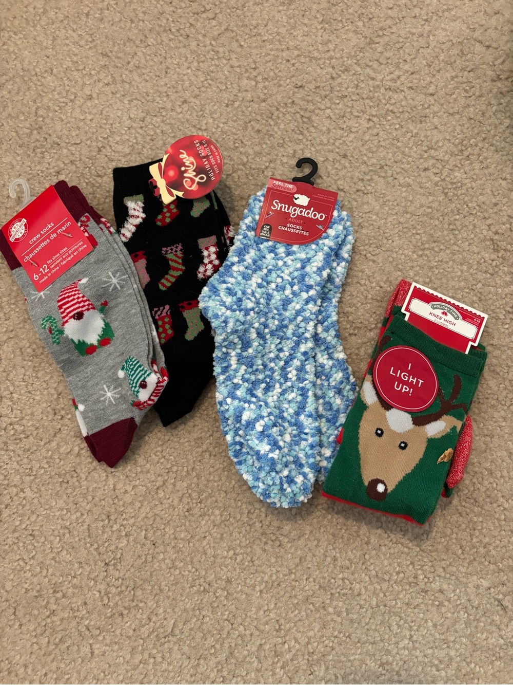 Plush Fuzzy Socks - Cozy Light-Weight Holiday Socks